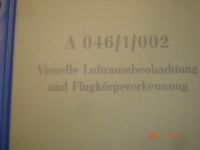 Dienstvorschrift  Visuelle Luftraumbeobachtung